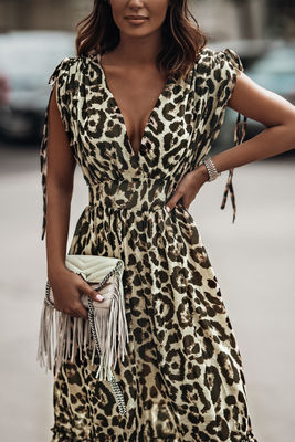 Vestido con estampado de leopardo - Foto 3
