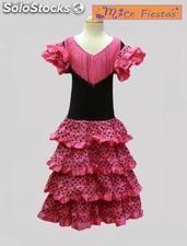 Vestido disfraz de flamenca niña