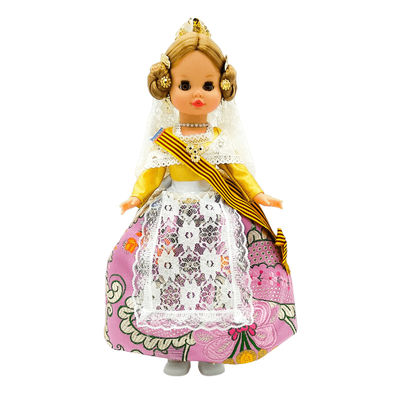 Vestido Fallera muñeca colección Sintra, Simona Folk Artesanía, Mari&#39;s, Pepa&#39;s,
