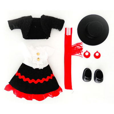 Vestido regional Cordobesa muñeca Mini Cocoletas Folk Artesanía o clásica de 15