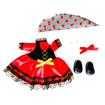 Vestido regional Piconera muñeca Mini Cocoletas Folk Artesanía o clásica de 15