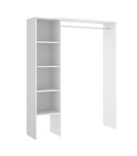 Vestidor Siles para dormitorio 3 baldas acabado blanco 187 cm(alto)140