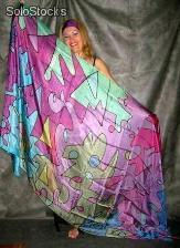 Véu de seda para dança do ventre - efeitos especiais - Foto 4