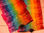 Véu de seda para dança do ventre - leque (fan) - Foto 4
