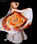 Véu de seda para dança do ventre - mandalas - 1