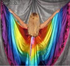 Véu de seda para dança do ventre - wings - Foto 3