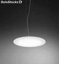 Vibia Big Suspension 100cm 2x2G11 24w Dimmable Laqué Blanc Mate