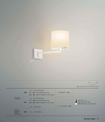 Vibia Swing Applique LED 1x5,25w Diffuseur Orientable Chrome - Photo 2