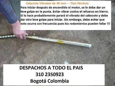 Vibradores concreto electricos monofasicos promocion bogota colombia - Foto 3