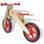 VidaXL Bicicleta de equilíbrio em madeira vermelho - Foto 3