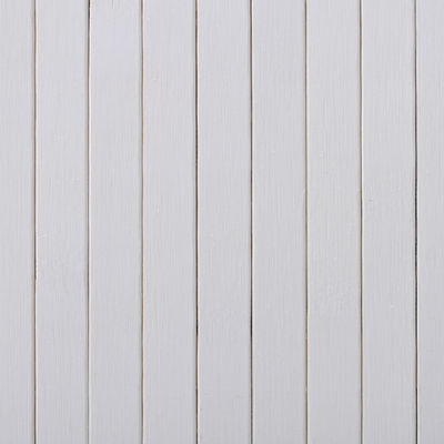 vidaXL Biombo/divisória de sala 250x195 cm bambu branco - Foto 2