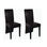 vidaXL Cadeiras de jantar 2 pcs couro artificial castanho escuro - 1