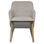 vidaXL Cadeiras de jantar com estrutura carvalho 6 pcs tecido bege - Foto 3