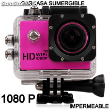 video camara deportiva sumergible 1080 p con wifi full hd