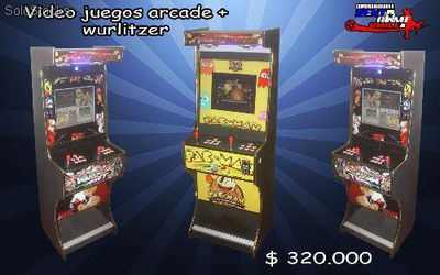 Video juegos arcade + wurlitzer
