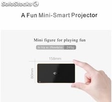 Videoproiettore Smart Multimedia Proiettore tascabile Android 4.44 Mini HD Led