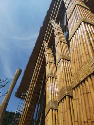 Vigas bambú, vigas laminadas para construir casa, familia, residencia, hotel - Foto 4