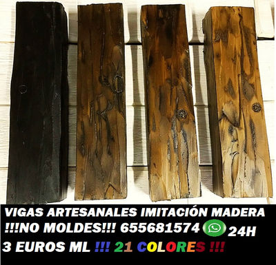 Vigas decorativas imitacióm madera 3 euros metro