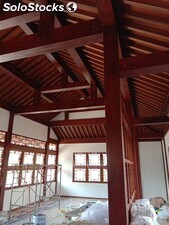 Vigas, friso y panel piedra de bambú precios de fabrica