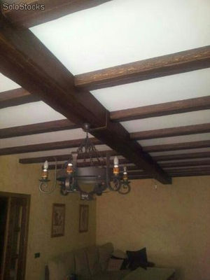 Vigas imitación madera para decoraciones integrales de techos