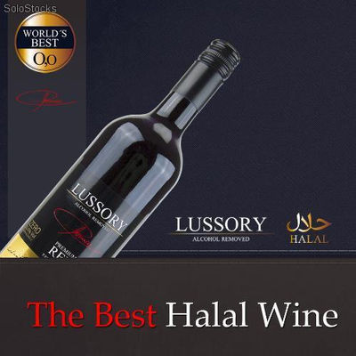 Vin Rouge Lussory sans alcool avec Certificat Halal 0,0%