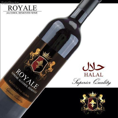 Vin Rouge Royale sans alcool avec Certificat Halal 0,0%