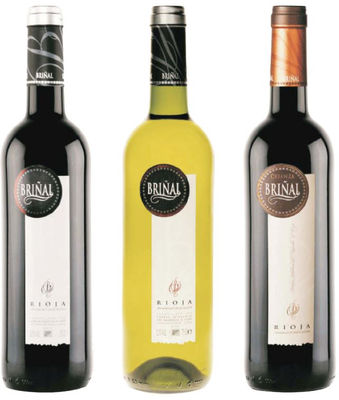 Vino Español Rioja: Joven 2014 (Blanco o Tinto) y Crianza 2012 (Marca Briñal)