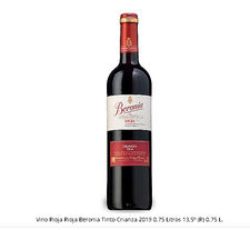 Vino Rioja Beronia Tinto Crianza 2019 0,75 Litros 13,5º (R) 0.75 L.