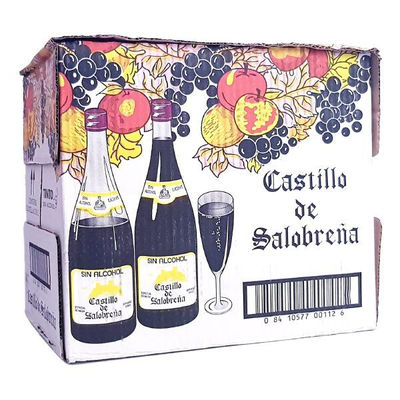 Vino Tinto sin alcohol Castillo de Salobreña Botella litro - Foto 4