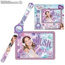 Violetta Disney Geschenk-Set (Geldbörse + Uhr) Passion &quot;&quot;