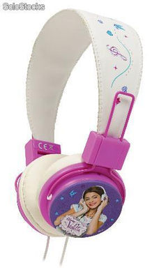 Violetta mp3 fones de ouvido em capacetes