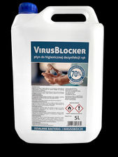 VirusBlocker 70% désinfectant pour les mains et les surfaces 8,00€-5L