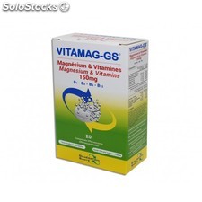 Vitamag-GS( Magnésium + Vitamines B1,B2,B6,B12) &quot;20Comprimés&quot; 150mg