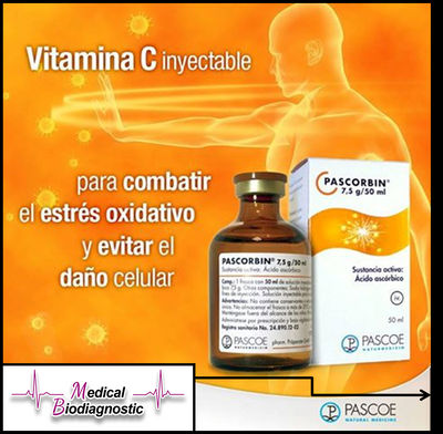 Vitamina C lnektopas 7,5 g 50 ml de PASCOE.