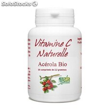 Vitamine C Acerola Bio - 1000 mg - 30 comprimés - GPH Diffusion