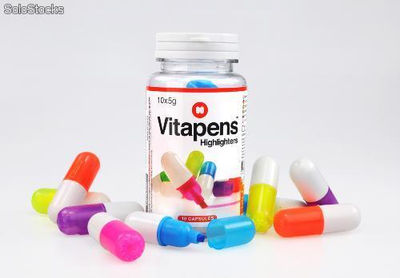 Vitapens - surligneurs en forme de gélule