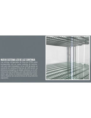 Vitrina para pastelería - vitra no-frost de 65x65x150cm y 300lt de capacidad / 2 - Foto 3