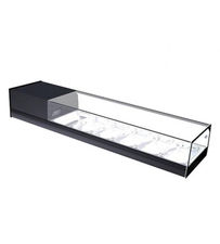 Vitrina refrigerada cristal plano 1487mm 6 bandejas