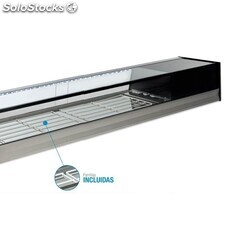 ⊛ Vitrina tapas sobremostrador ✓ Vitrina expositora refrigerada mural de  sobremostrador VMS 1000 I