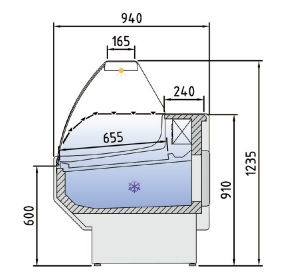 Vitrina refrigerada VED-9 cristal curvo - Foto 3