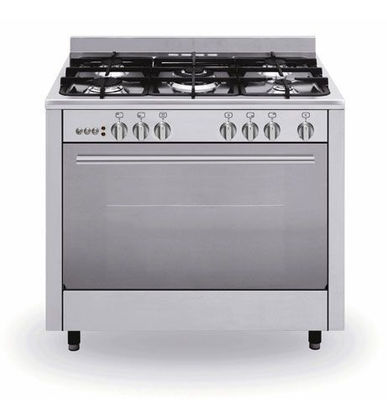 Vitrokitchen MX96IN cocina glem matrix gas natural inox 90X60CM 5 fuegos