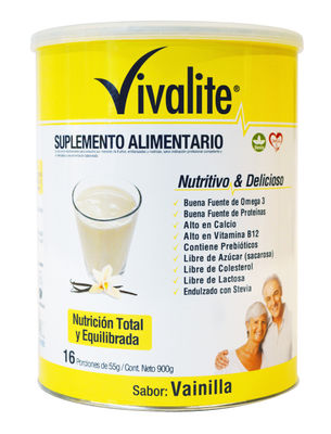 Vivalite Vainilla Suplemento Alimenticio Código 27855
