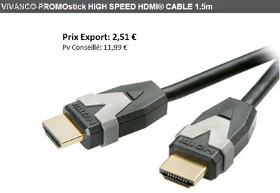 Vivanco PROMOstick high speed hdmi® cable 1.5m