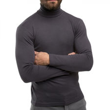 VKA29 Camiseta para hombre mod. Philip interior de felpa slim fit cuello alto