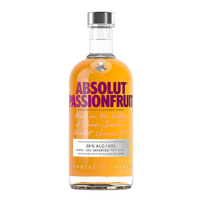 Vodka Absolut Passionfruit 1,00 Litro 38º (R) 1.00 L.