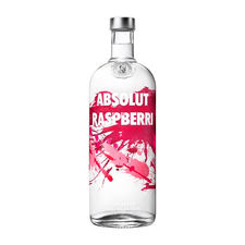 Vodka Absolut Raspberry 1,00 Litro 38º (R) 1.00 L.