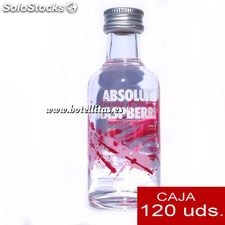 Vodka Absolut Raspberry 5cl caja de 120 uds