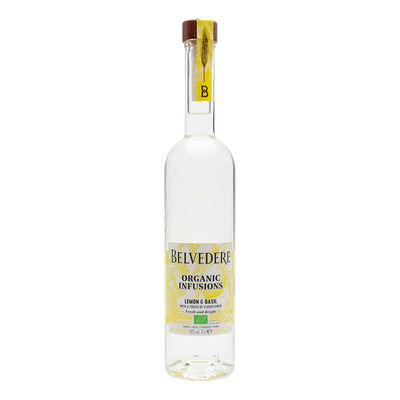 Vodka Belvedere Organic Infusion Lemon &amp; Basil 0,70 Litros 40º (R) 0.70 L.