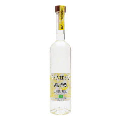 Vodka Belvedere Organic Infusion Lemon &amp; Basil 1,00 Litro 40º (R) 1.00 L.