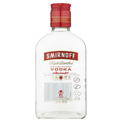 Vodka Smirnoff Red 0,20 Litros 37,5º (R) 0.20 L.